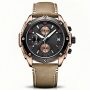 Multi functional timing for and universal genuine leather watch fashionable trendy